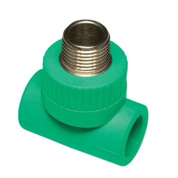 Tee metal male PPR T-part 25x1/2 MF - WAVIN - Image 1