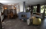Hanging wood fireplace 360 - Image 3