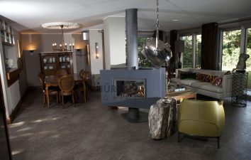 360 Hanging wood fireplace 360 - Image 3