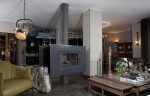 Hanging wood fireplace 360 - Image 5