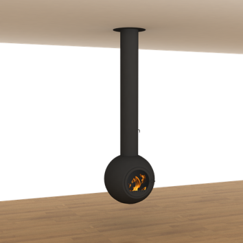 KURE RENDER Viseći kamin na drva SPHERE - Slika 1