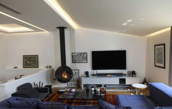 Viseći kamin na drva ELIPSE - Slika 3