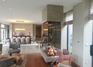 Hanging wood fireplace GLASS CENTRAL - Image 5