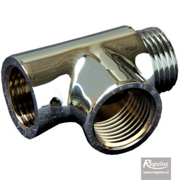 t kom Kromirani (Ch) T-komad 1/2", Ž/Ž/M - Slika 1