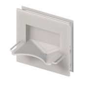 Washbasin with soap dispenser and hand dryer AUM 026 INV