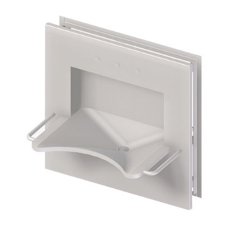 Umivaonik sa dozatorom sapuna i sušilom za ruke AUM 026 INV - Slika 1