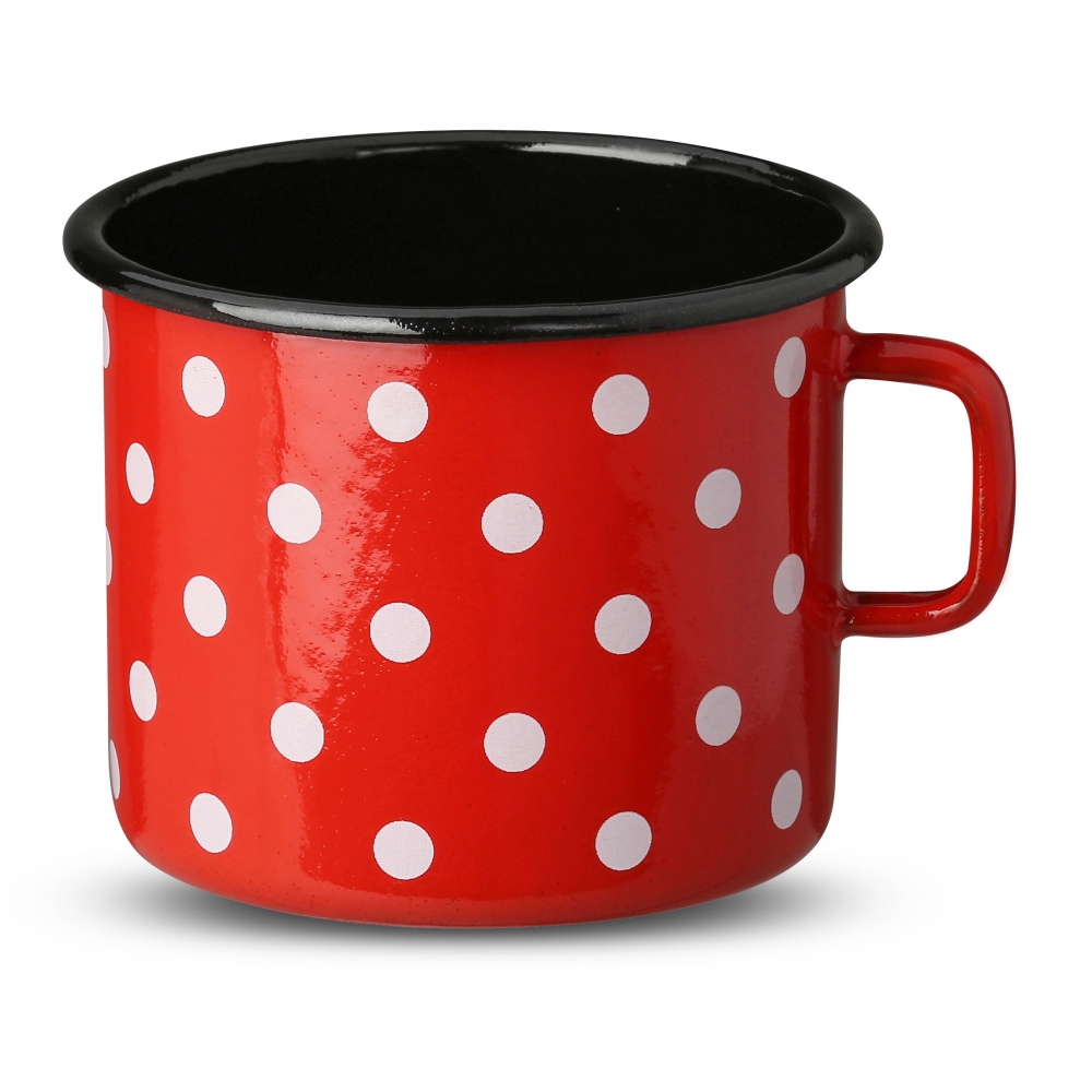 Red pot with dots - EKO KAMINI