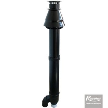 11257_6 Flue outlet 2x80mm, outer diameter 125mm - Image 1