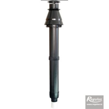 11258_6 Flue outlet for condensing boilers 80mm, outer diameter 125mm - Image 1