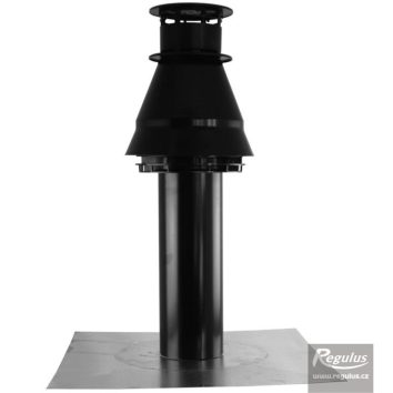 Flue outlet for condensing boilers with plate 80mm - Image 1