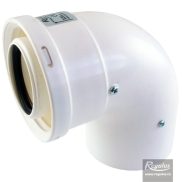 Flue elbow for condensing boilers 60/100 90°; PP/PP