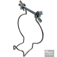 Flue pipe clamp 100mm, wire