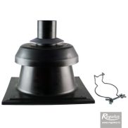 Flue cap for condensing boilers 80mm, 35x35 cm