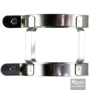 Flue pipe clamp 80mm, INOX