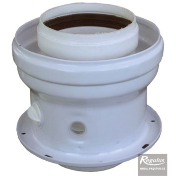 7468_6 Flange adapter for condensing boilers with measuring holes, 80/105-80/125 - Image 1