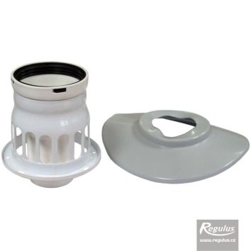 7471_6 Flange flue adapter for condensing boilers; input 60/100, output 80 - Image 1