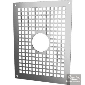 Grille with hole 80mm, for PPH-A flue pipe - Image 1