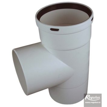 8807_6 Dimovodni T-komad za kondenzacijske bojlere 60mm; PP - Slika 1