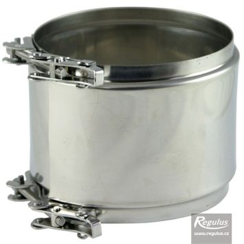 9381_6 Flue pipe clamp 125mm, inox - Image 1