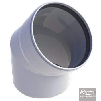 9674_6 Flue elbow for condensing boilers 160/45°; PP - Image 1