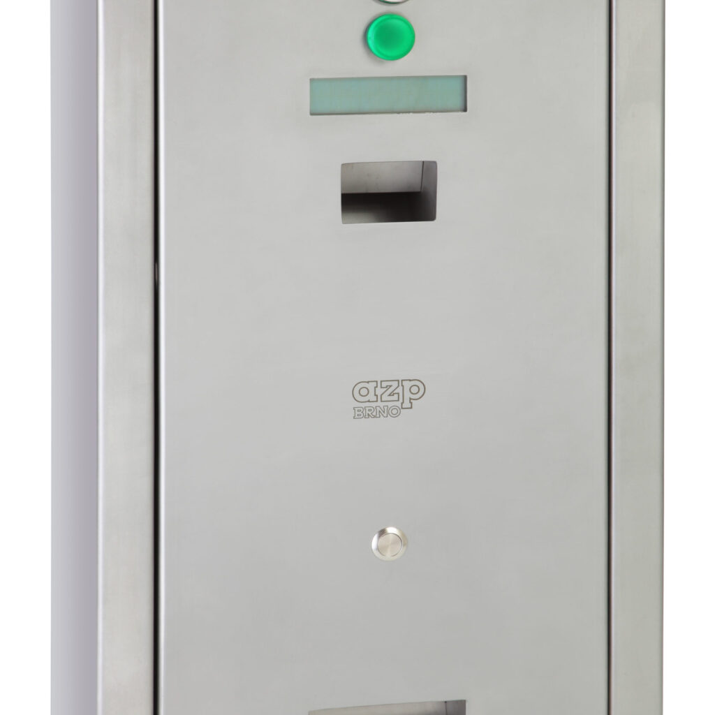 Automat na kovanice za otvaranje vrata, s printerom potvrda MAD 3
