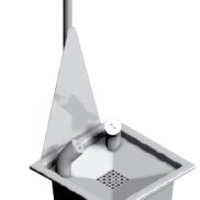 Inox slivnik s vodoopskrbom OV 01