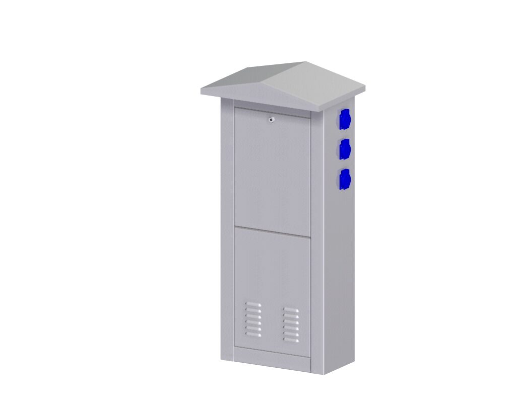 Stainless steel columns for unpaid electricity discharge