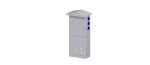 Stainless steel columns for unpaid electricity discharge