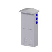 Stainless steel columns for unpaid electricity discharge