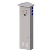 Stainless steel columns for paid electricity and/or water discharge MSE2 P