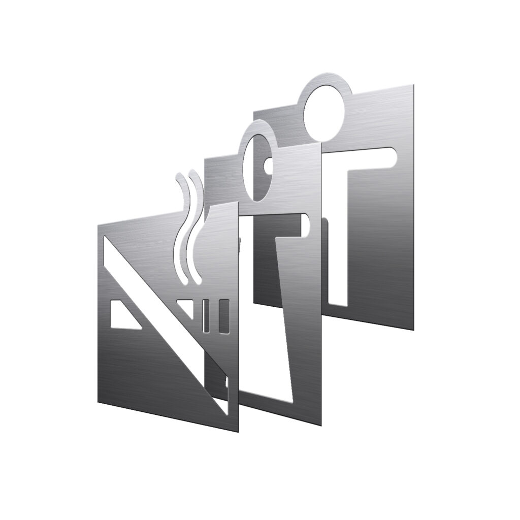 Inox piktogrami Z 924, Z 925, Z 926, Z 927, Z 928, Z 929