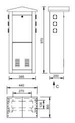 Stainless steel columns for unpaid electricity discharge - Image 2