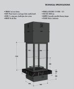 Viseći kamin na drva GLASS COVER - Slika 2