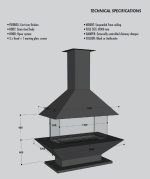 Viseći kamin na drva LOFT - Slika 3