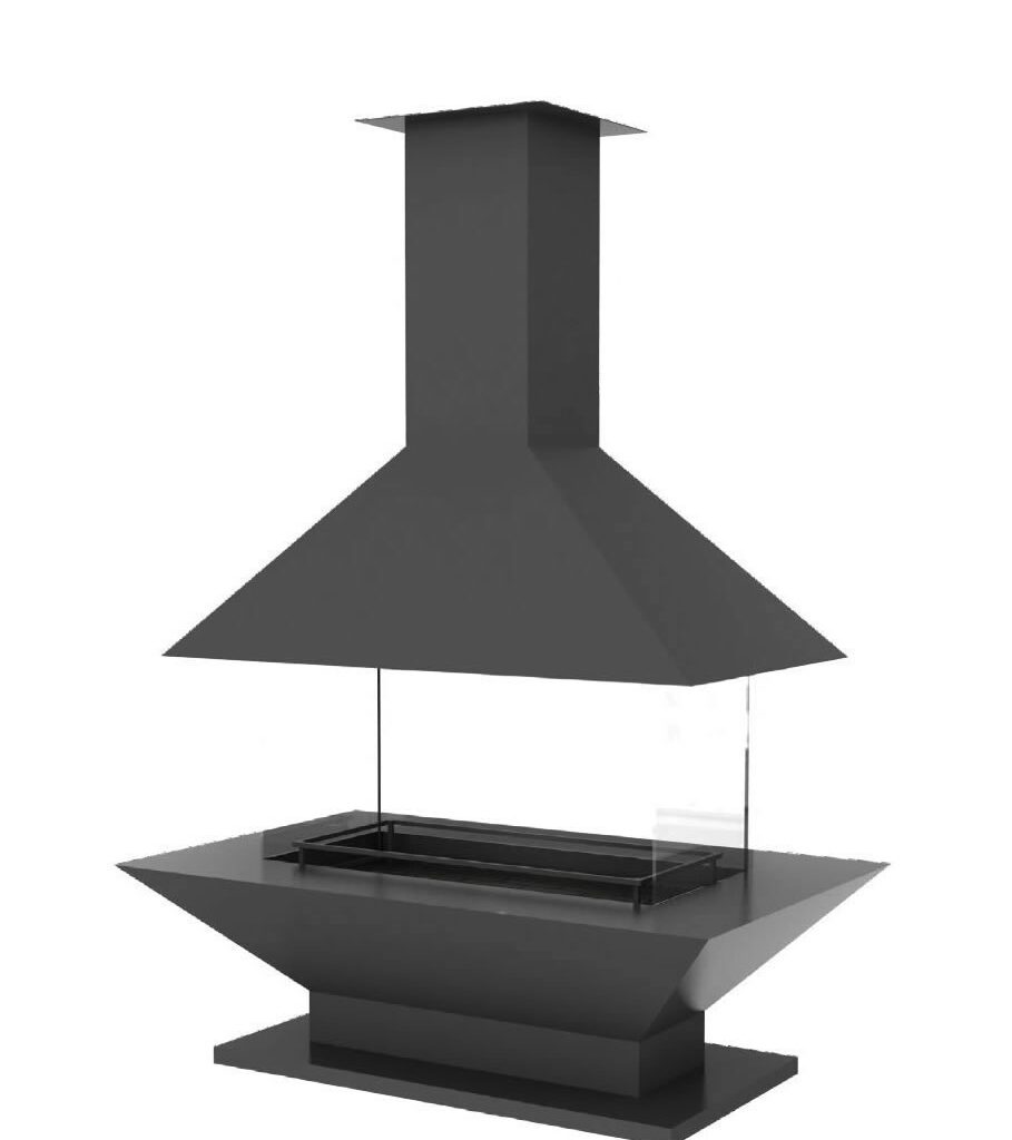 Viseći kamin na drva LOFT