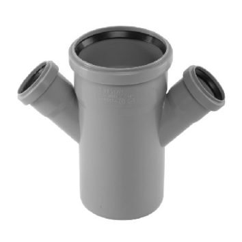 PP račva dvostruka redukcijska fi 110/50/50/45° - Slika 1