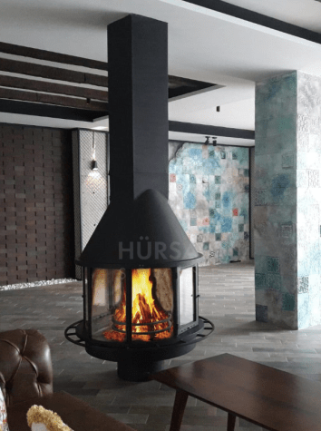 Viseći kamin na drva CUP - Slika 4