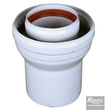 Flue reduction 80/125 - 60/100mm Al/Al MF - Image 1