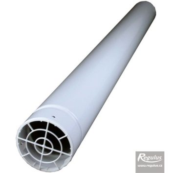 REG 80mm Air intake pipe 1m plastic terminal Flue pipe for air intake with plastic terminal 1m - Image 1