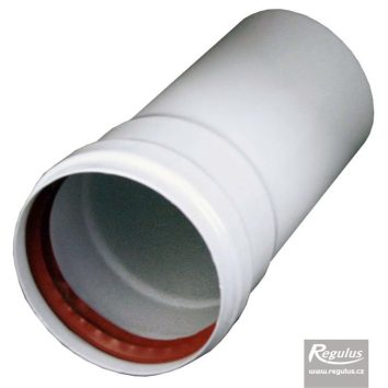 REG 80mm Extension Flue pipe 0,5m Al 80mm - Image 1