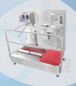 Hygiene barrier with hand basin FEPSET