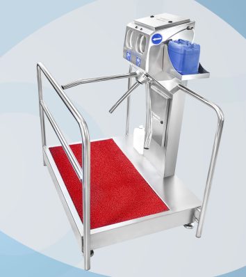 pet-full-1 Hygiene barrier with hand disinfection device PET - Image 1