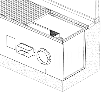 Priključci klima uređaja za podne konvektore - Slika 1