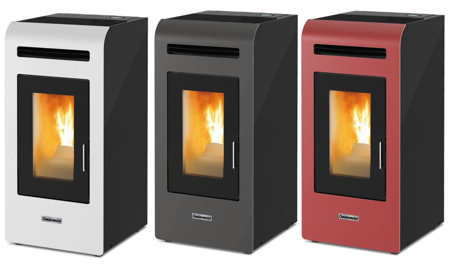 Hot air pellet stove CentroPelet ZCY - EKO KAMINI