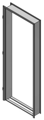 Unutarnja inox vrata NDI sa okvirom NZI - Slika 2