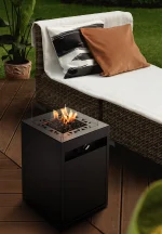 Square vanjski plinski kamin - Slika 2