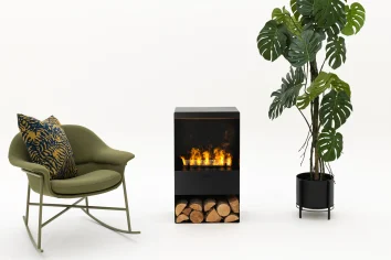 STEAMY - samostojeći kamin s hladnim plamenom - Slika 2